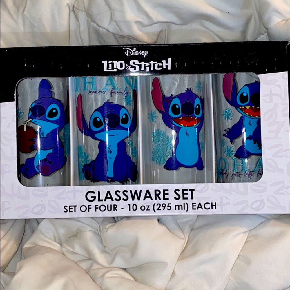 Lilo and Stitch Glassware Set